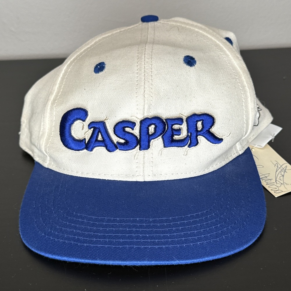 Vintage 1996 Casper Snapback Hat Youth Kids Universal Studios Promo‎ NWT